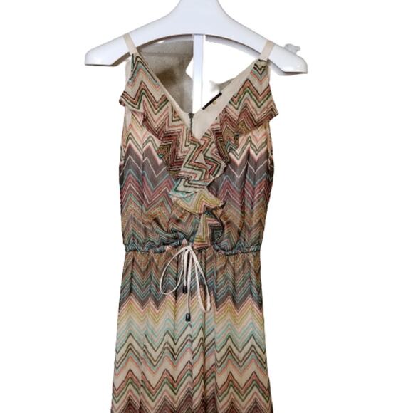 Pure Sugar Boho Zig Zag Maxi Dress Small - Picture 3 of 12